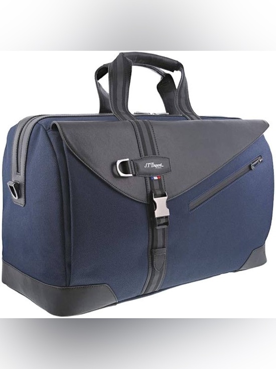 S.T. Dupont Other - NWT S.T. Dupont Defi Millennium Cosy Small Travel Bag in Black and Blue